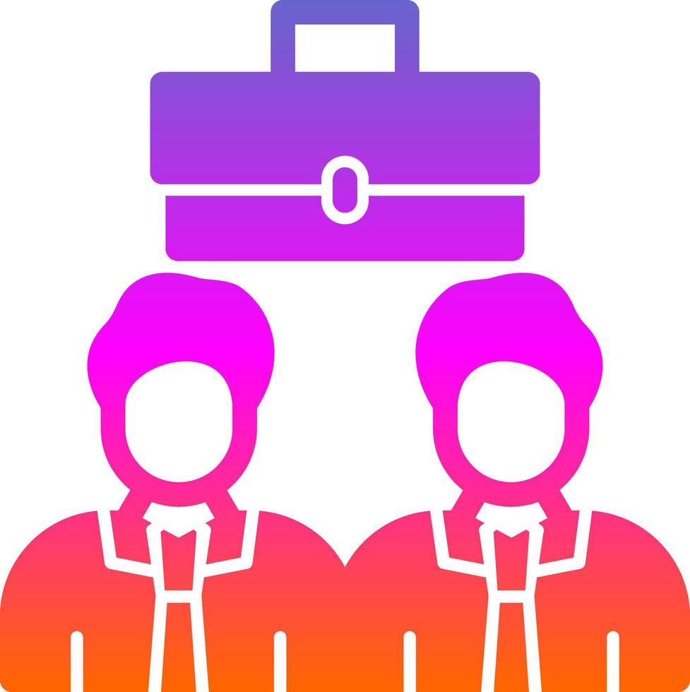 Business Team Vector Icon Design