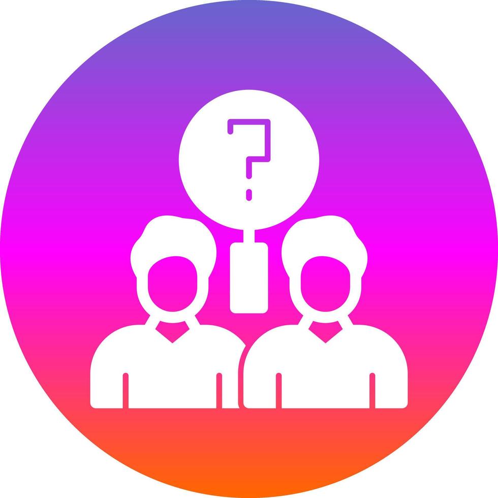 Applicants Screening Vector Icon Design