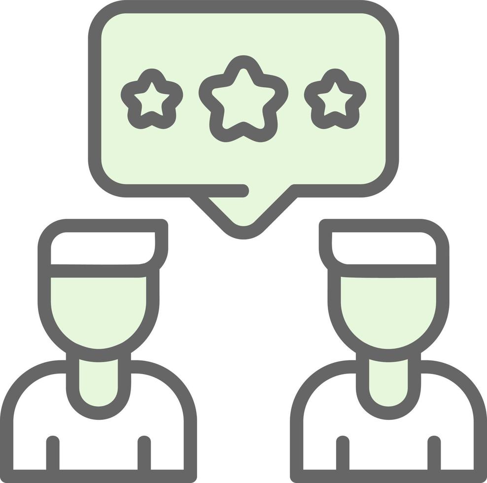 Rating Vector Icon Design