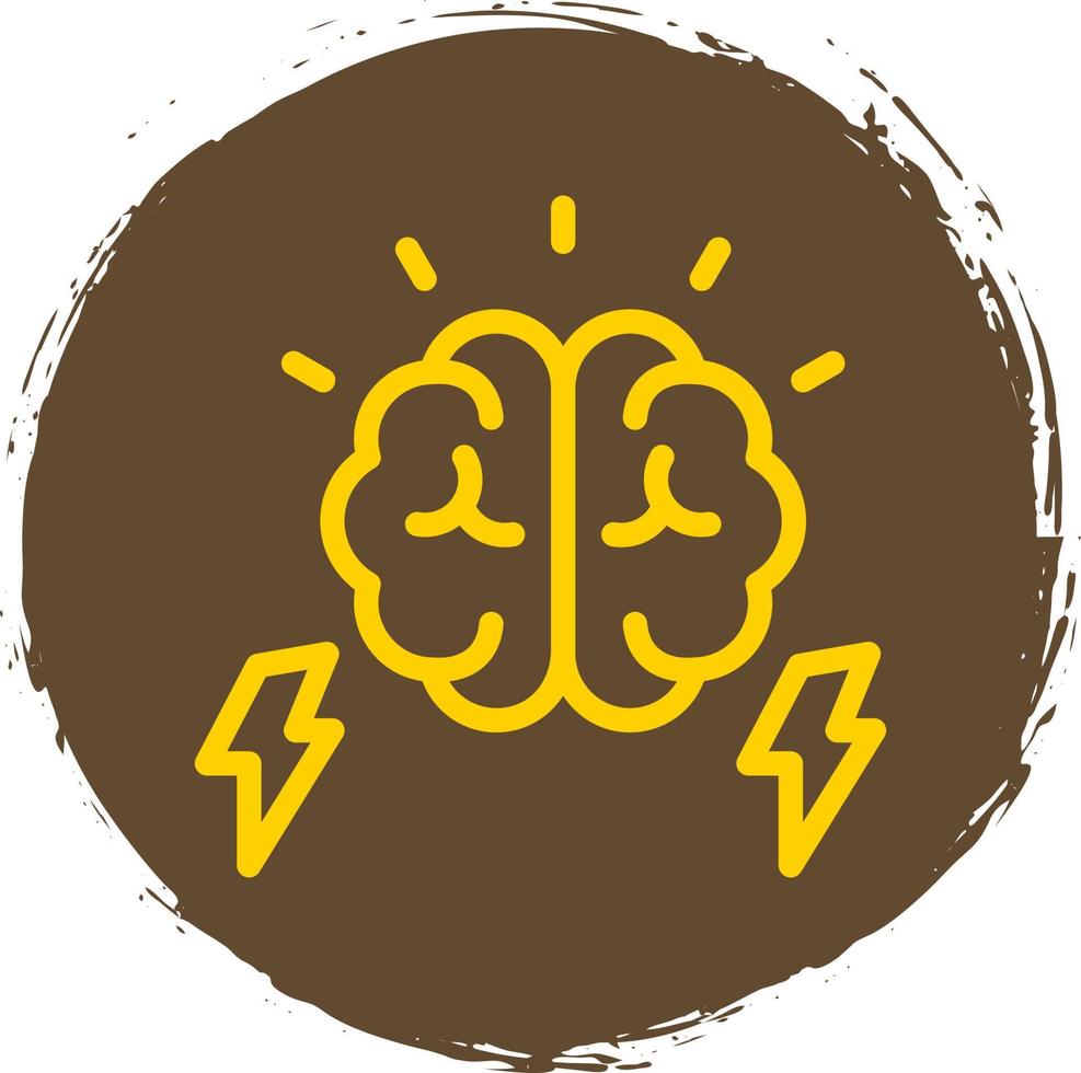 Brain Power Vector Icon Design
