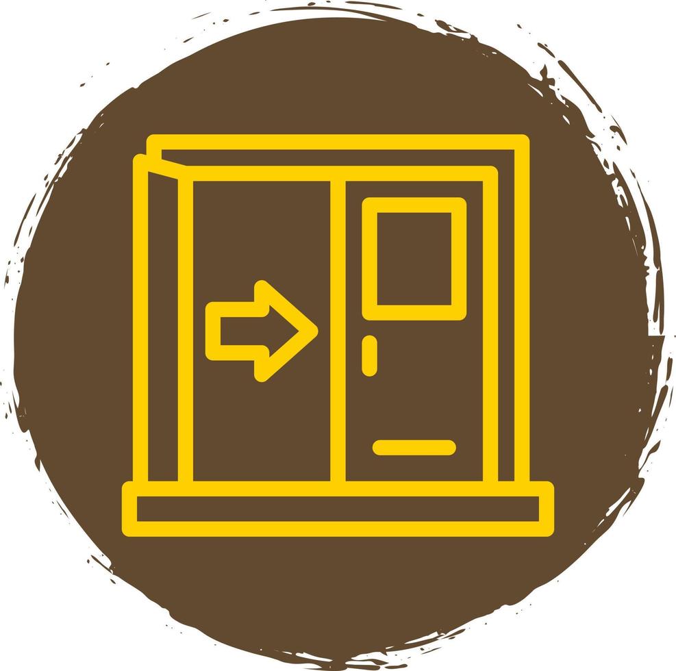 Exit Vector Icon Design