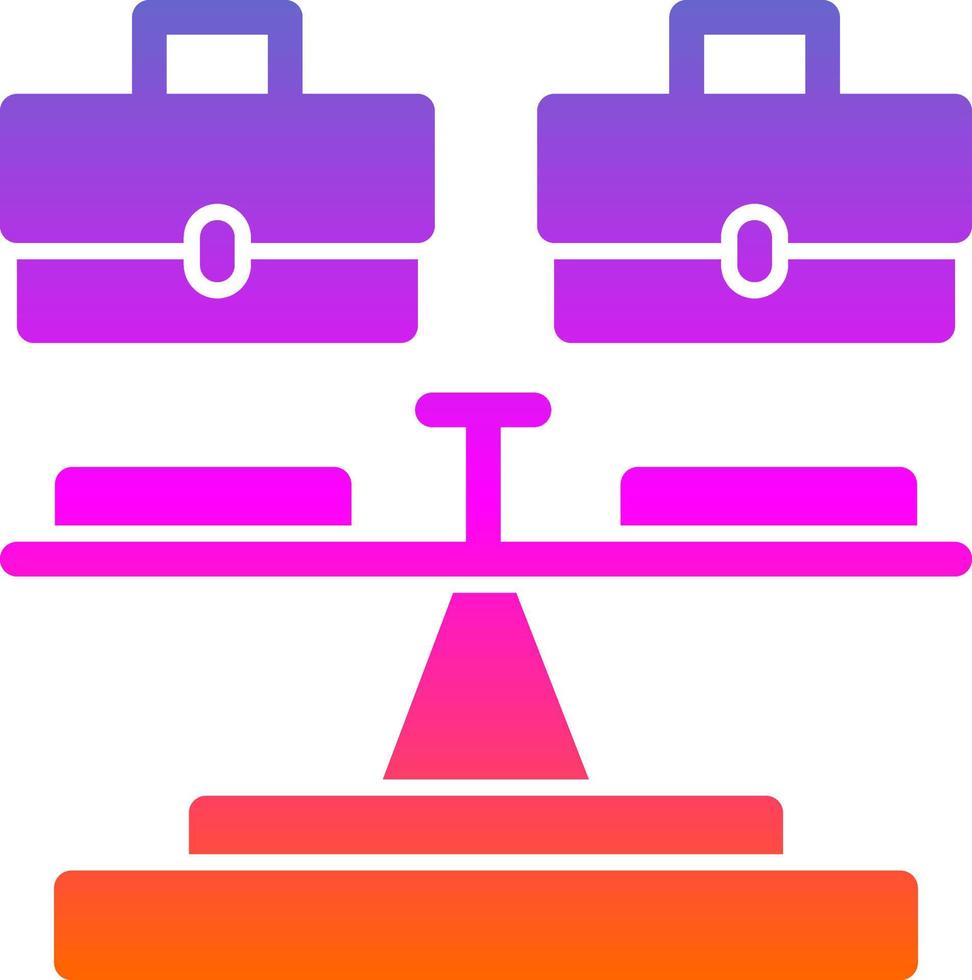 Counterbalance Vector Icon Design
