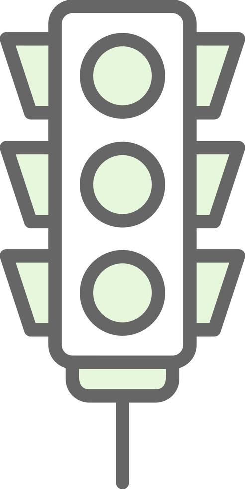 Traffic Lights Vector Icon Design