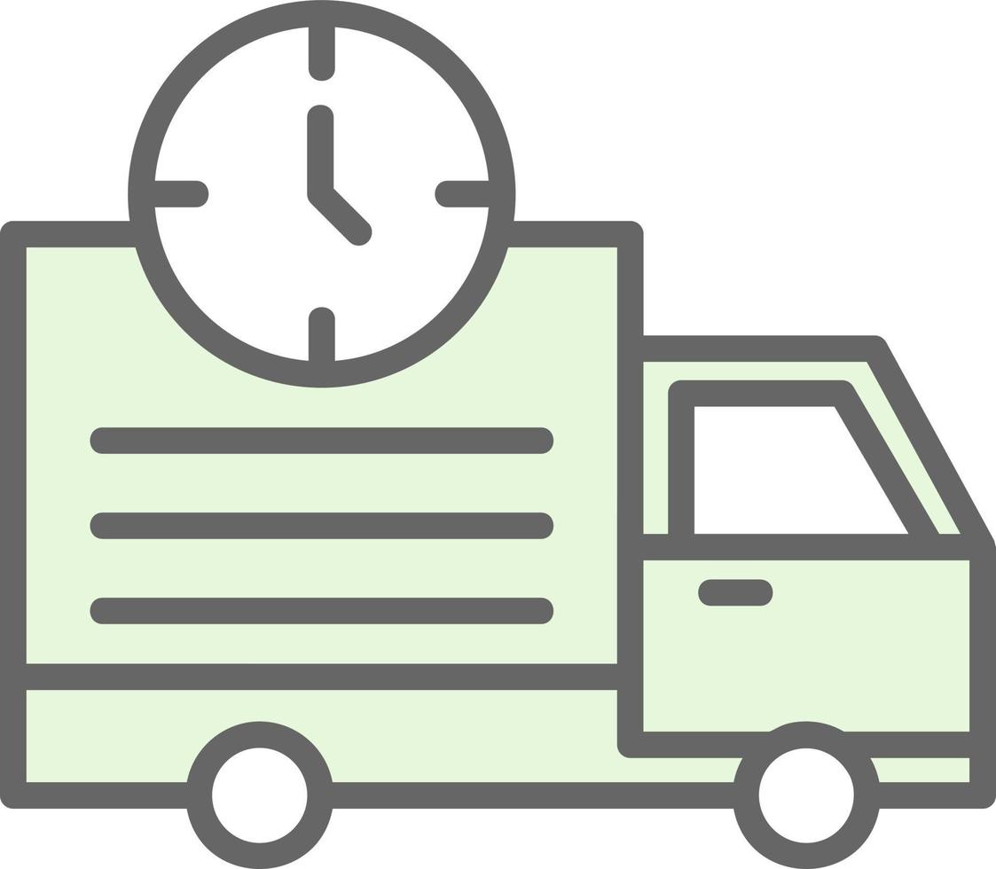 Delivery Time Vector Icon Design