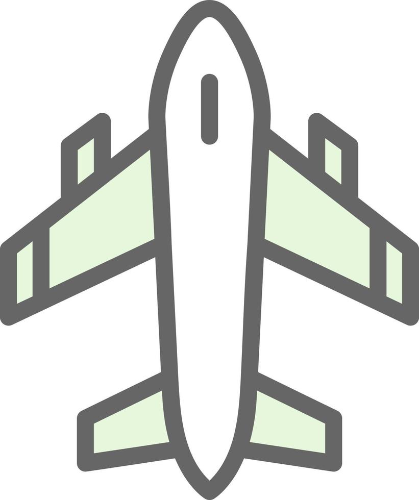 diseño de icono de vector de avión