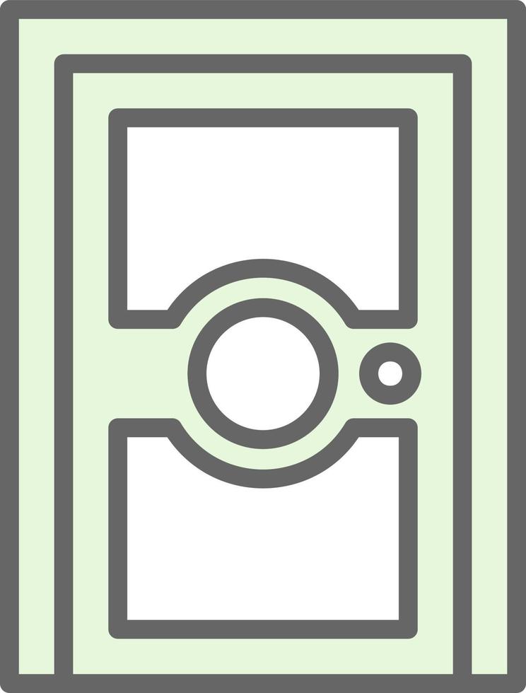 diseño de icono de vector de puerta