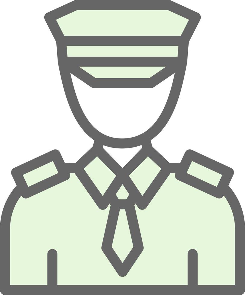 Pilot Vector Icon Design