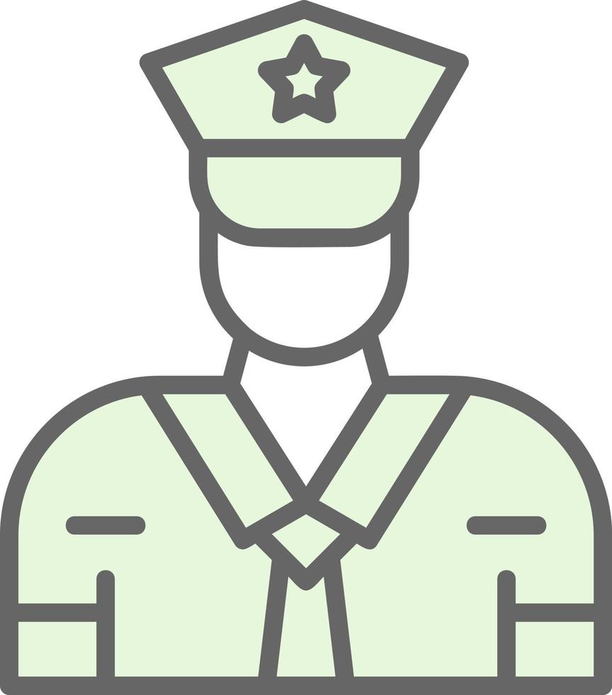 Security Guard Vector Icon Design