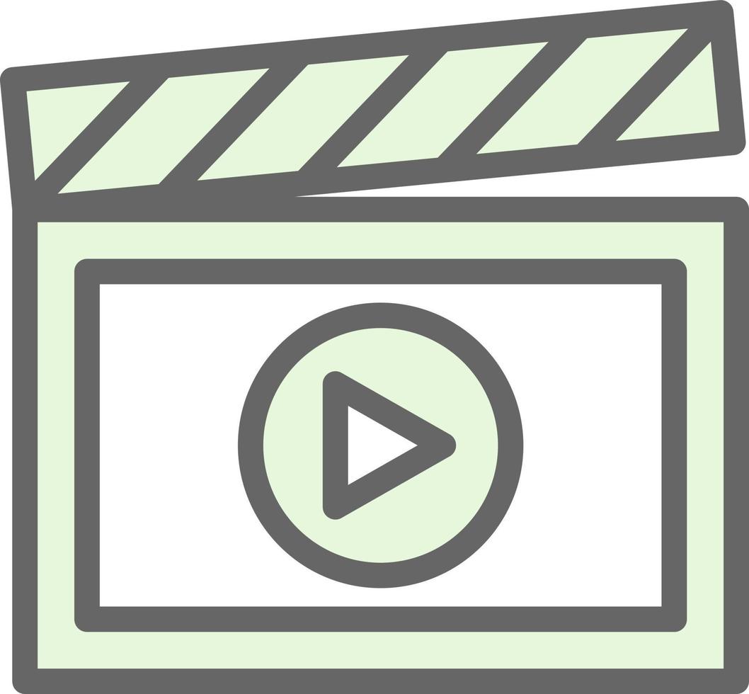 Video Making Vector Icon Design