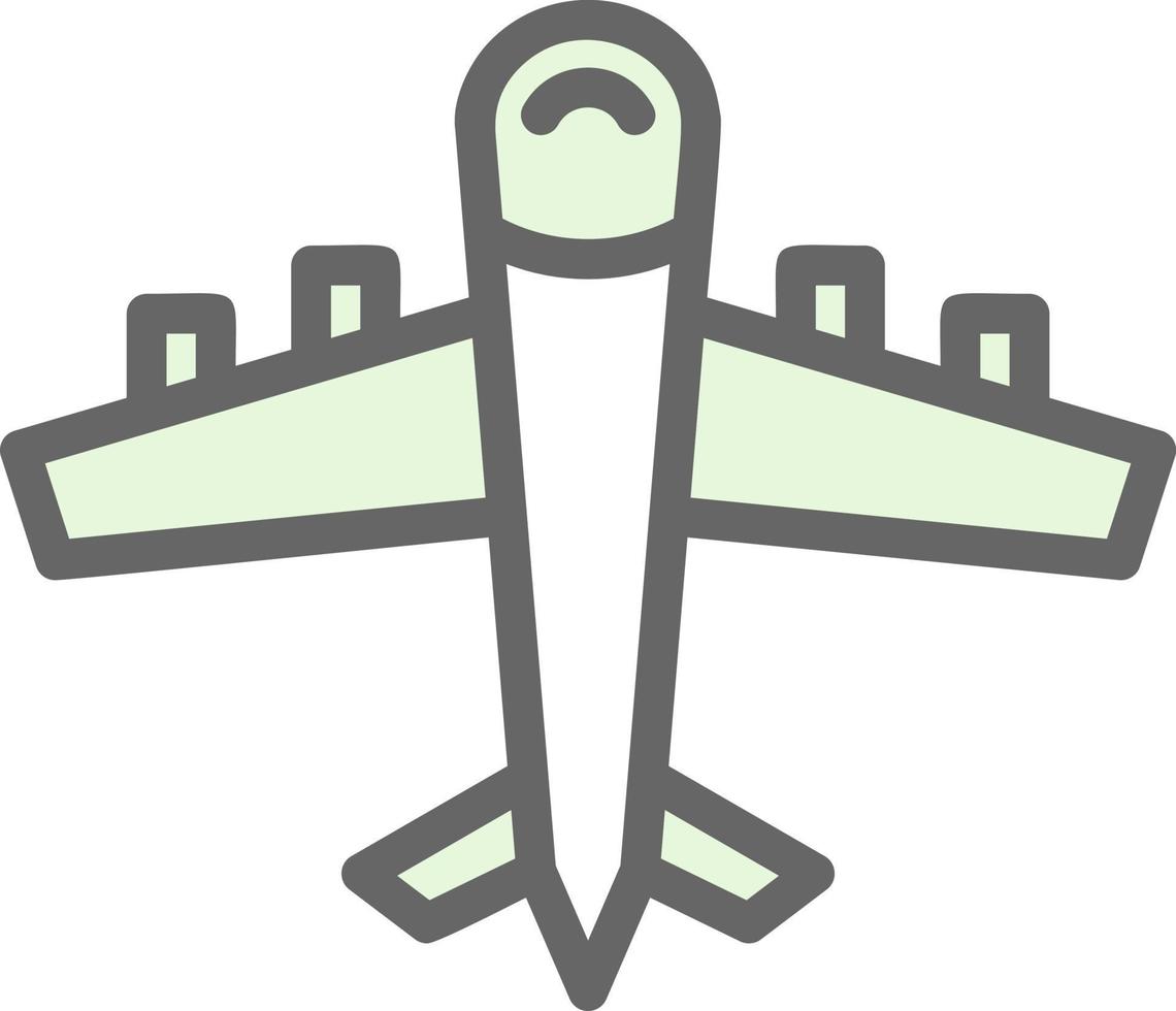 Airplane Vector Icon Design