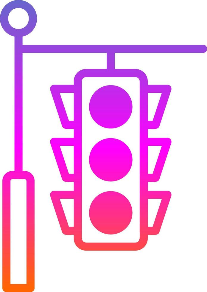 Traffic Lights Vector Icon Design