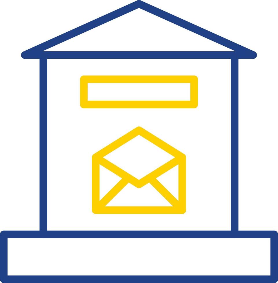 Letter Box Vector Icon Design