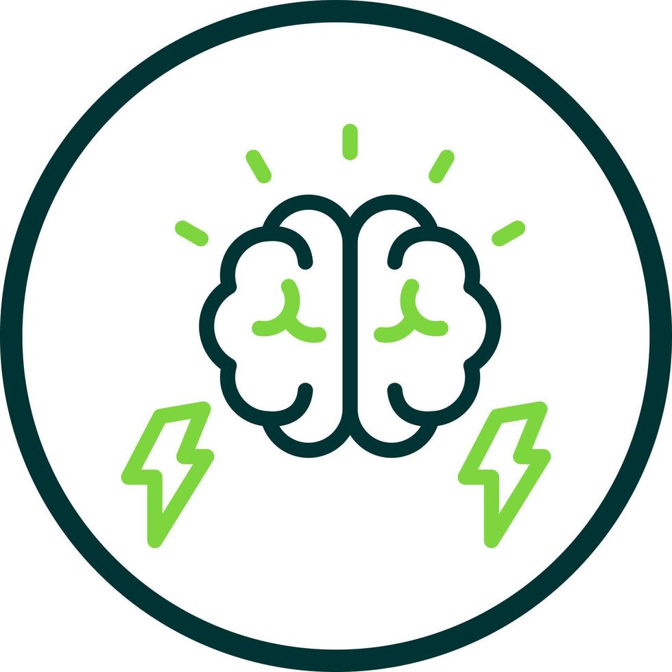 Brain Power Vector Icon Design