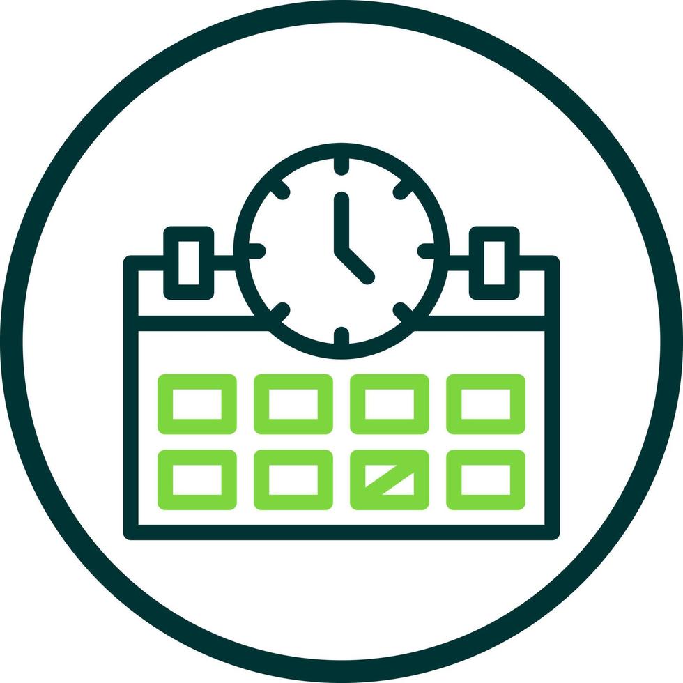 Deadline Vector Icon Design