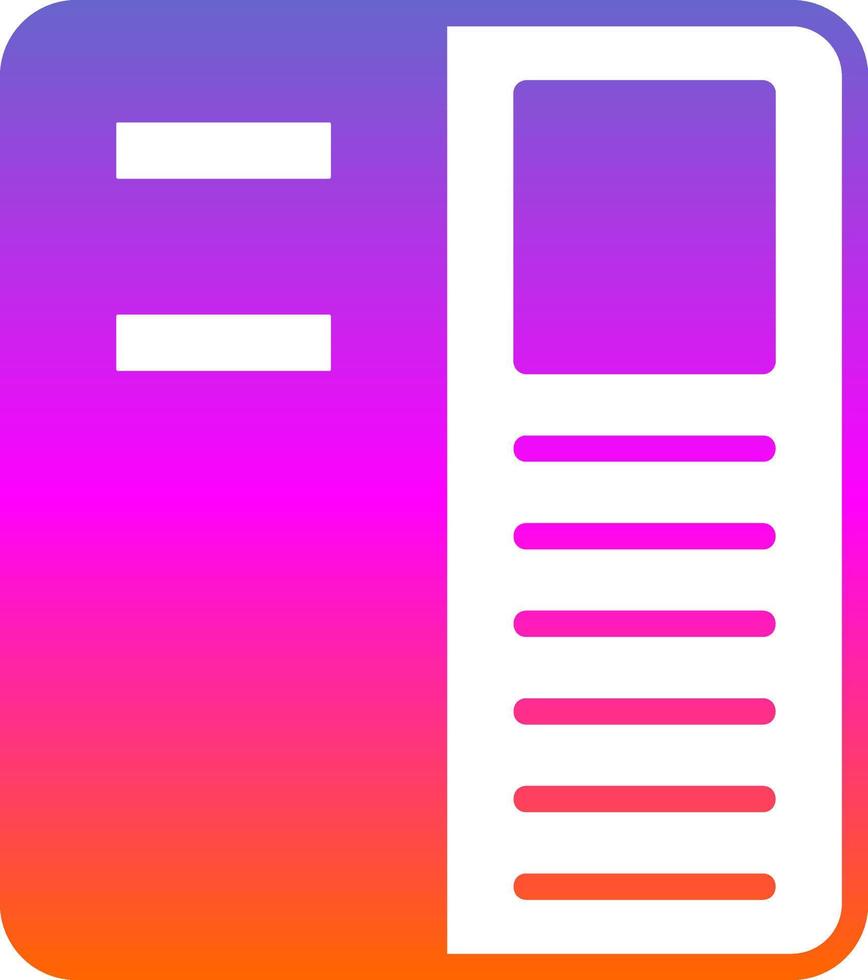 Curriculum Vector Icon Design