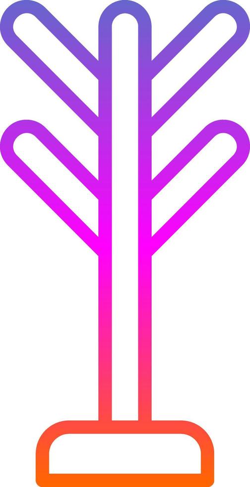 Coat Rack Vector Icon Design