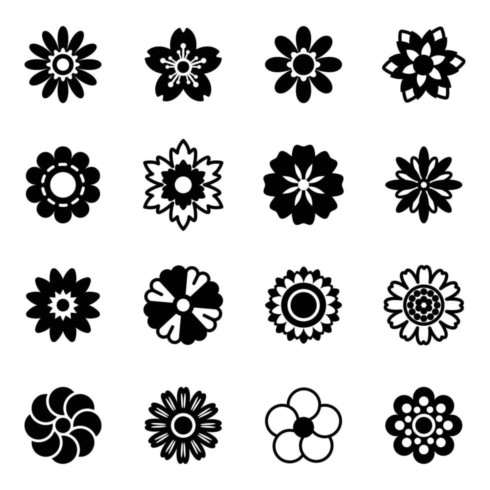 Pack of Flowers Collection Vectors