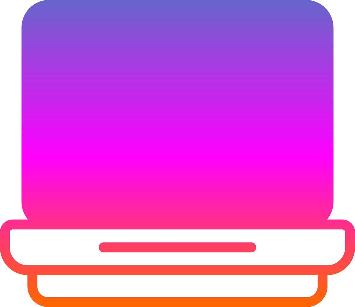 Laptop Vector Icon Design