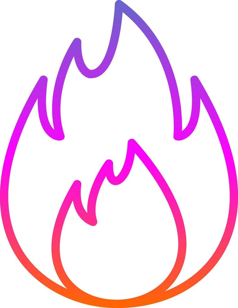 diseño de icono de vector de fuego