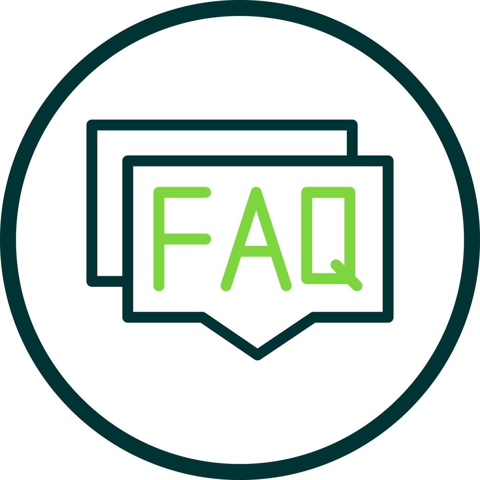 Faq Vector Icon Design