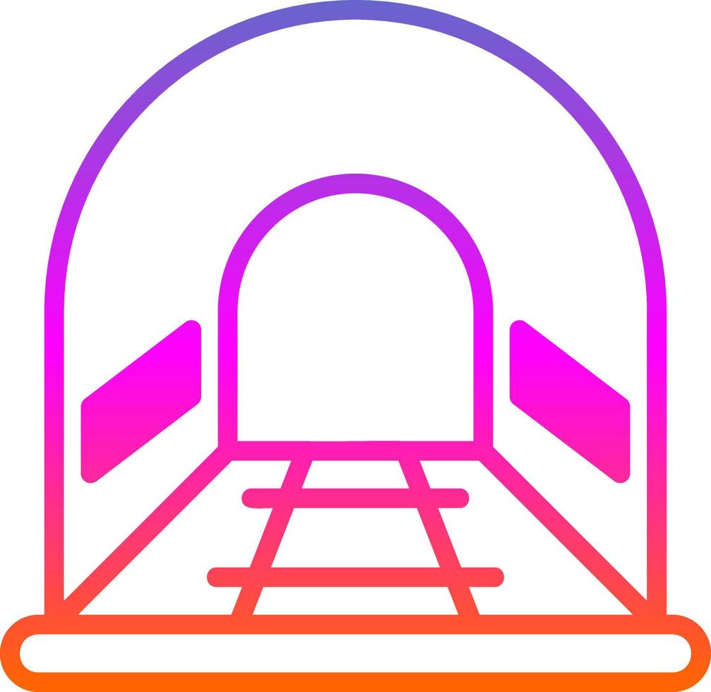 Tunnel Vector Icon Design