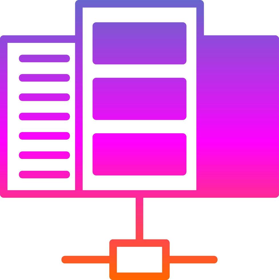 Server Vector Icon Design