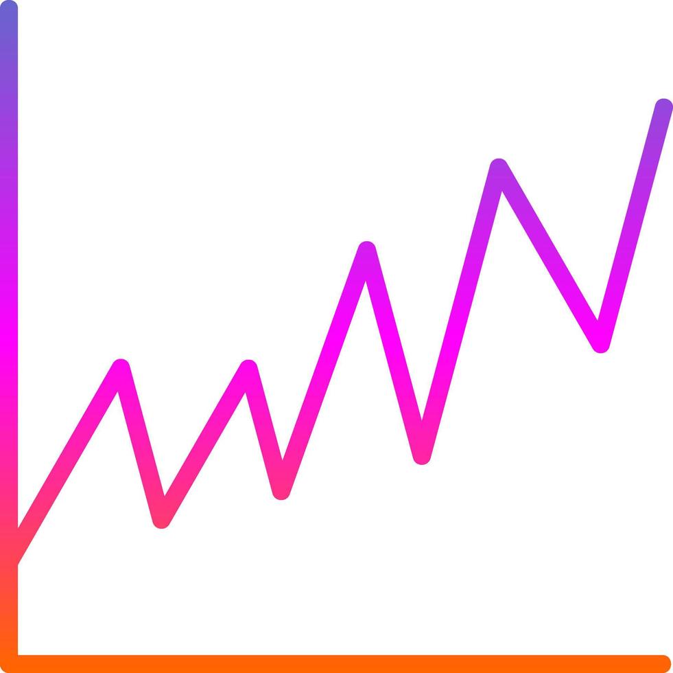 Frequency Graph Vector Icon Design