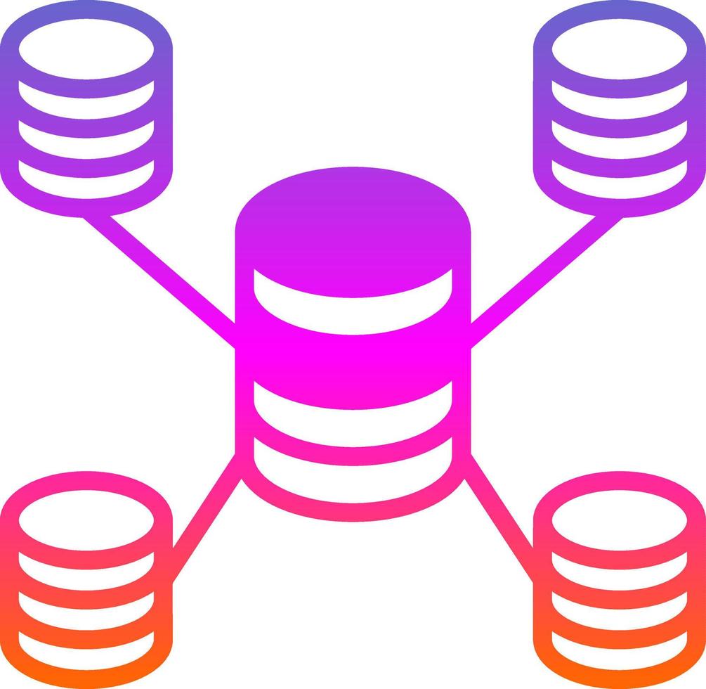 Database Vector Icon Design