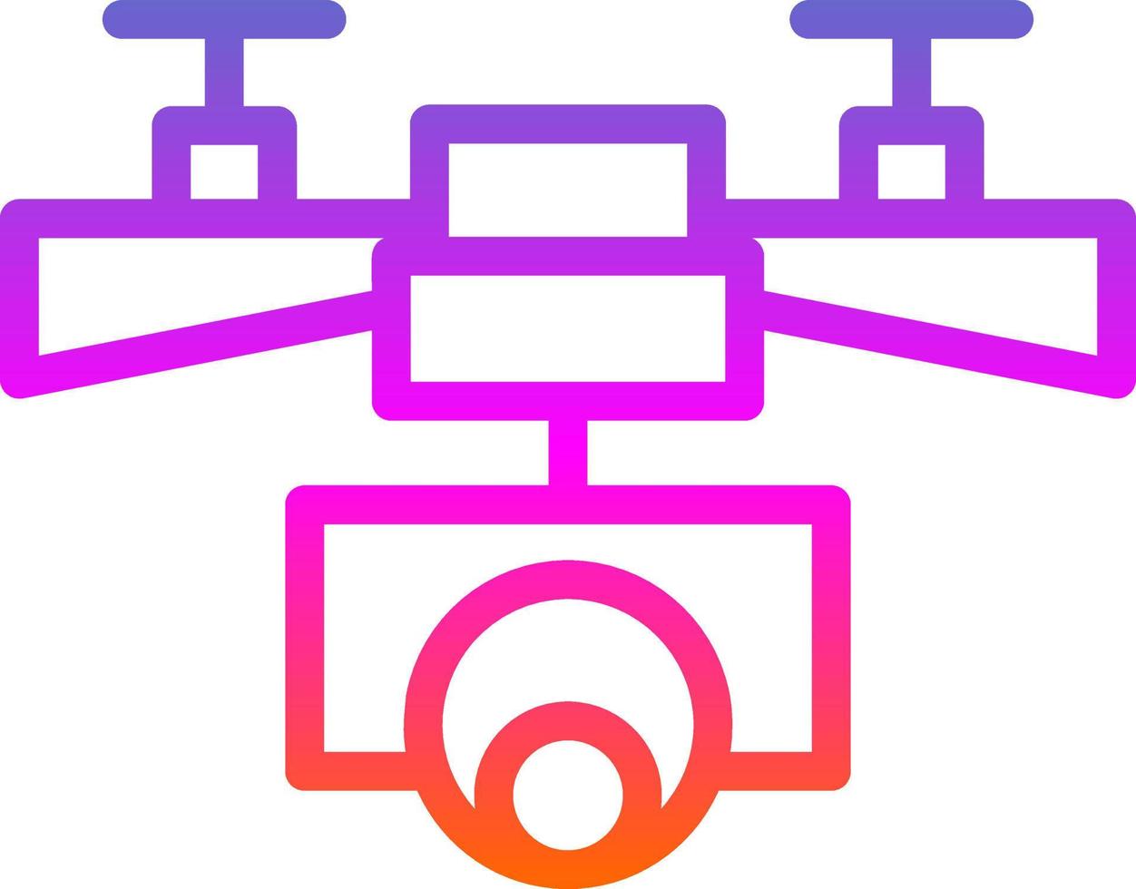 Drone Vector Icon Design