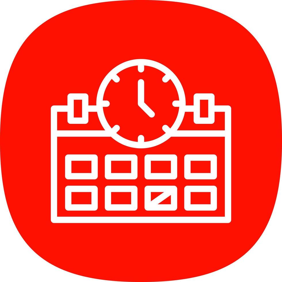 Deadline Vector Icon Design