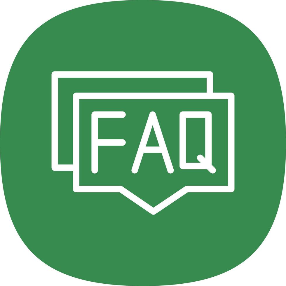 Faq Vector Icon Design
