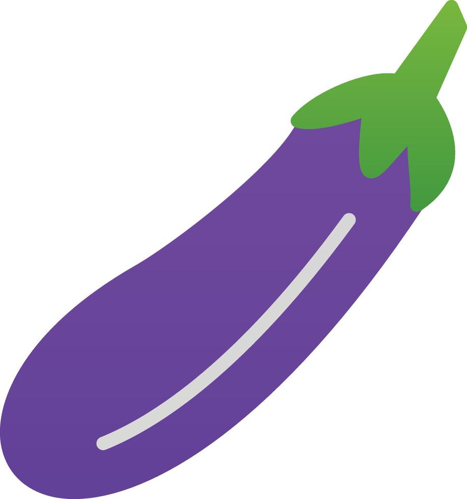 Eggplant Vector Icon Design