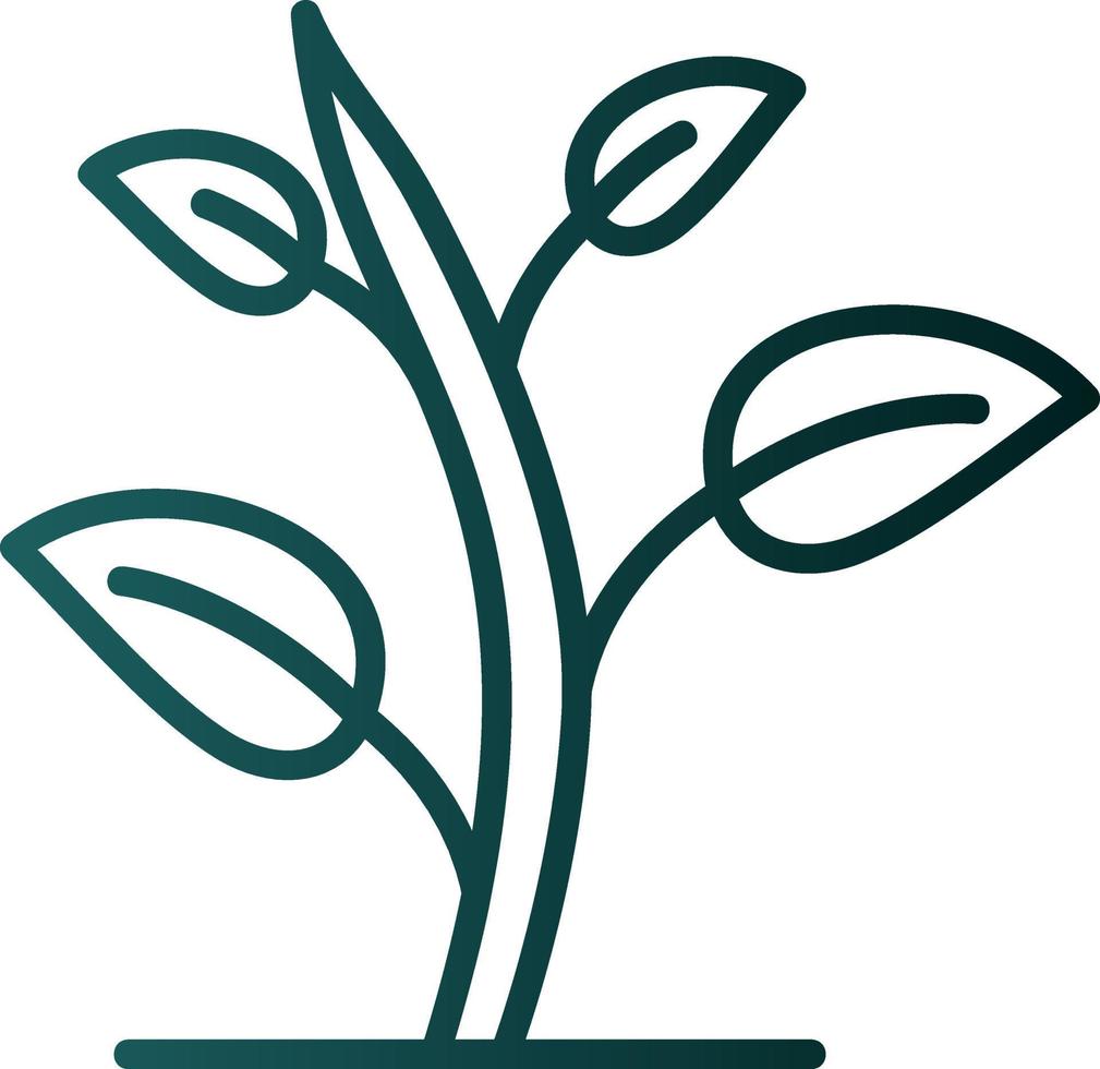 Green Sprout Vector Icon Design