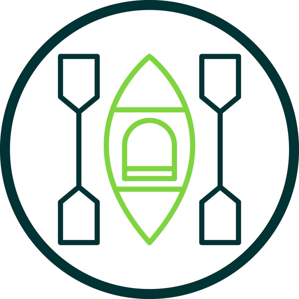Kayak Vector Icon Design