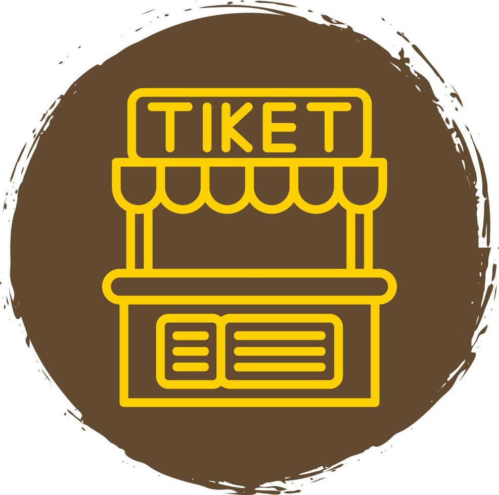 Ticket Office Vector Icon Design