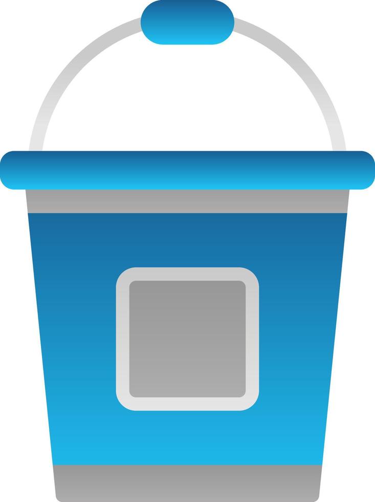 Bucket Vector Icon Design