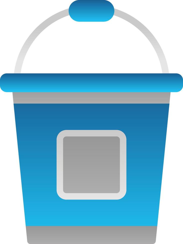 Bucket Vector Icon Design