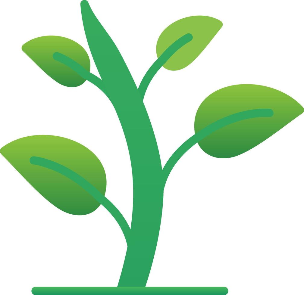 Green Sprout Vector Icon Design