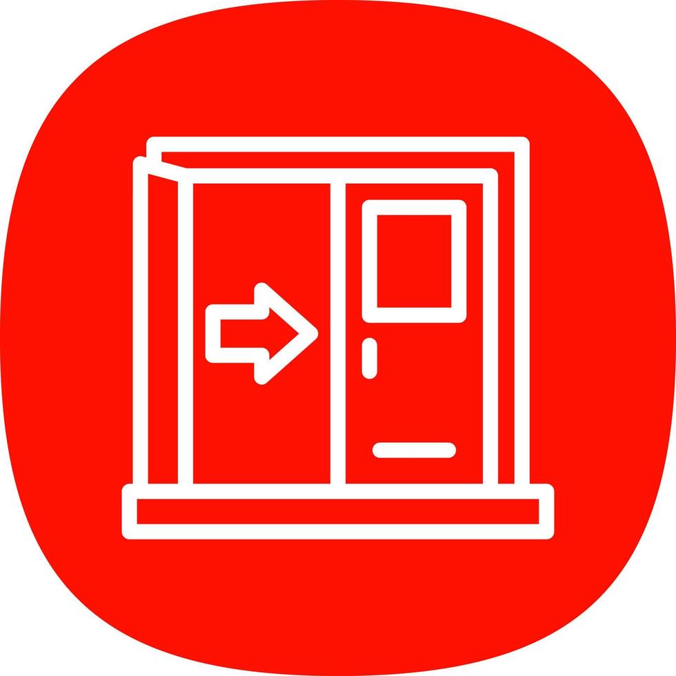 Exit Vector Icon Design