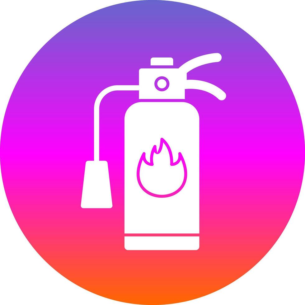 Fire Extinguisher Vector Icon Design