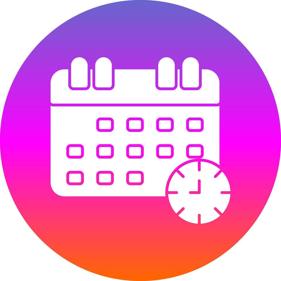 Schedule Vector Icon Design