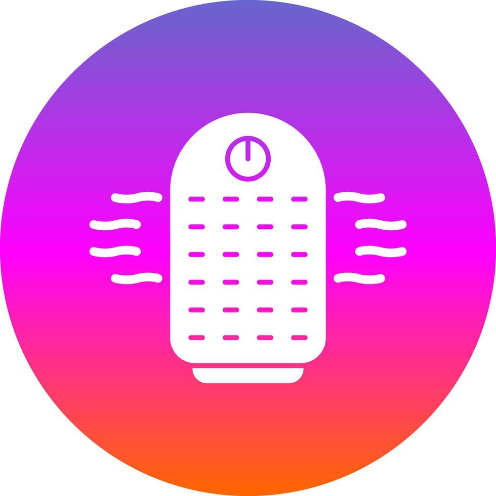 Air Purifier Vector Icon Design