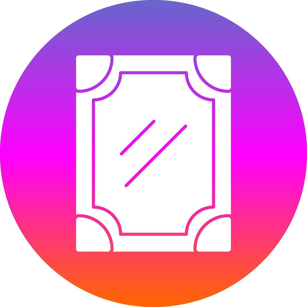 Mirror Vector Icon Design