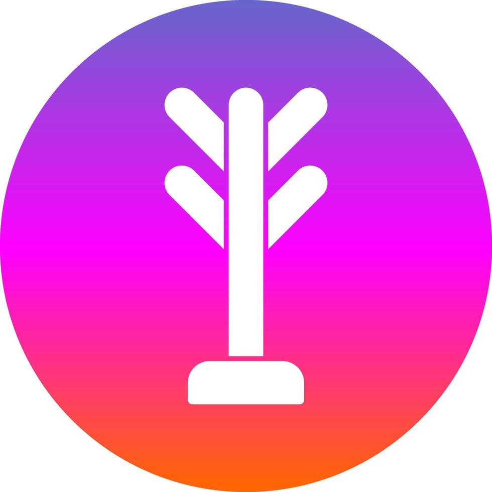 Coat Rack Vector Icon Design