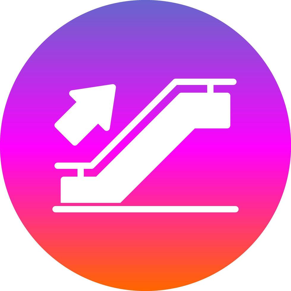 Escalator Vector Icon Design