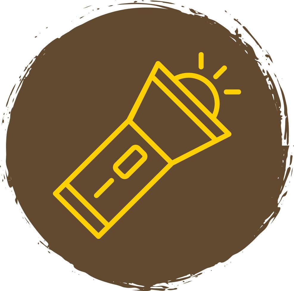 Flashlight Vector Icon Design