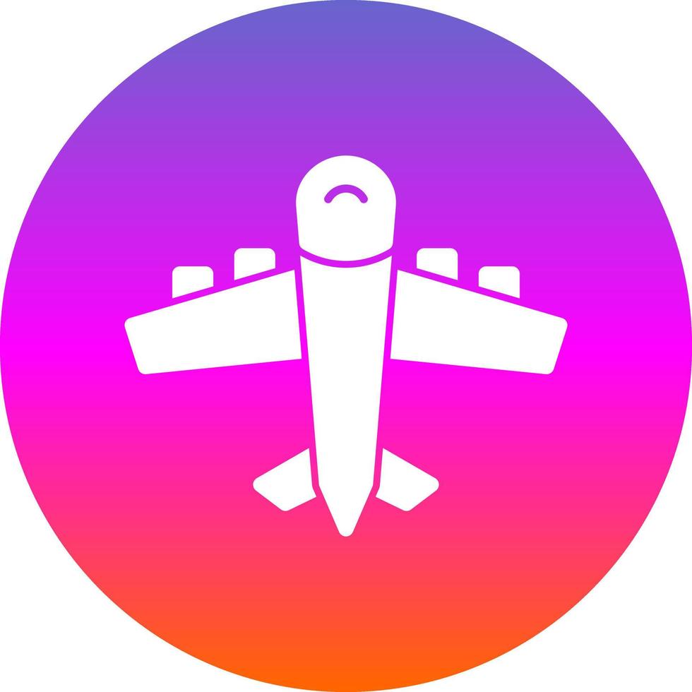 diseño de icono de vector de avión