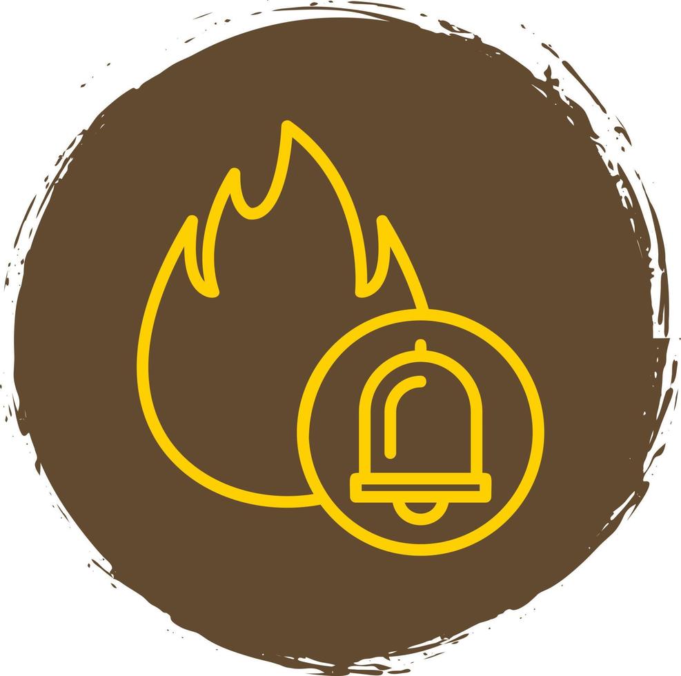 diseño de icono de vector de alarma de incendio