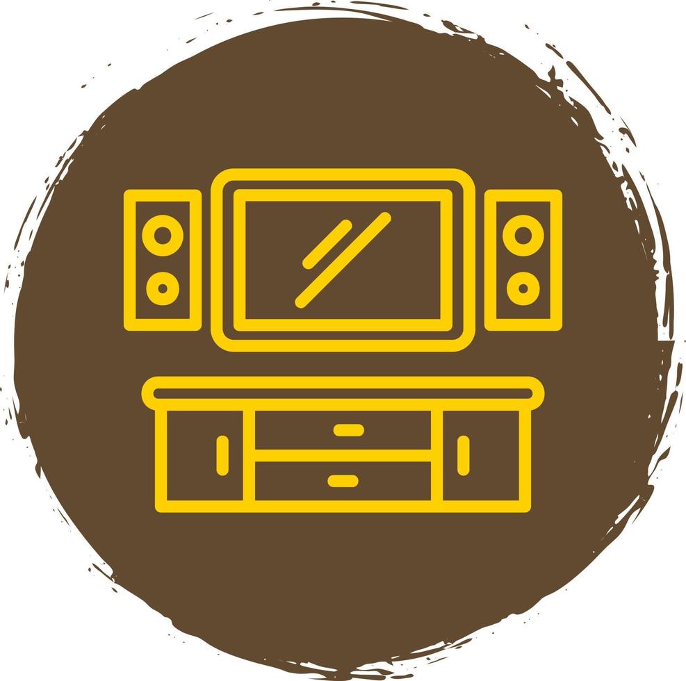 Home Theater Vector Icon Design