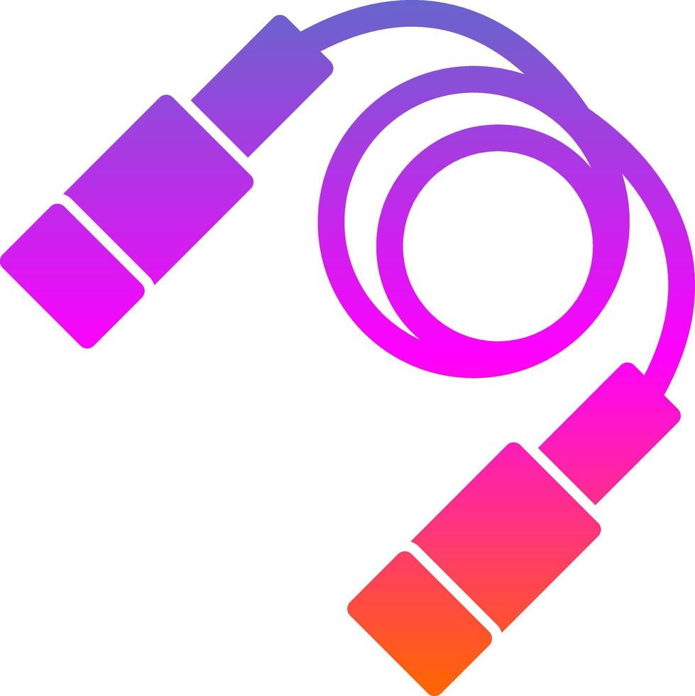 Jumping Rope Vector Icon Design